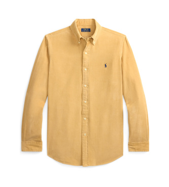Polo Ralph Lauren Camicia di velluto a coste Custom Fit marrone