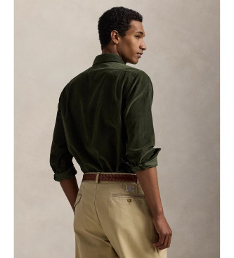 Polo Ralph Lauren Camicia in velluto a coste verde su misura