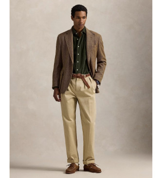 Polo Ralph Lauren Camicia in velluto a coste verde su misura