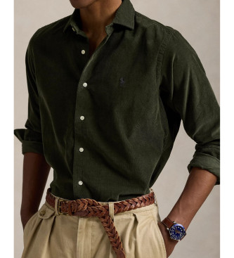 Polo Ralph Lauren Camicia in velluto a coste verde su misura