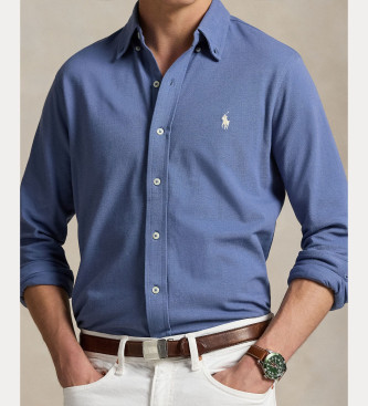 Polo Ralph Lauren Ultralight bl piqu-skjorte