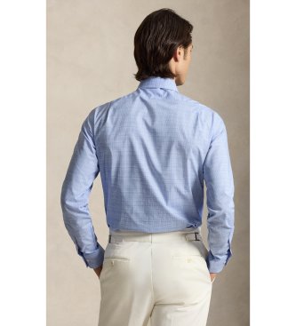Polo Ralph Lauren Camicia in popeline a quadri Glen blu