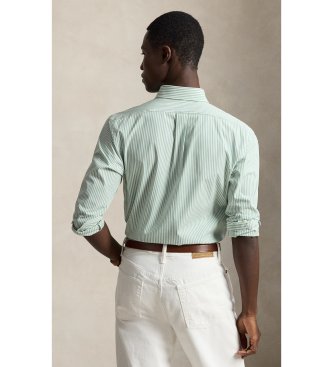 Polo Ralph Lauren Camicia in popeline ed elastan Custom Fit blu