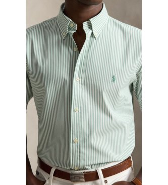 Polo Ralph Lauren Camicia in popeline ed elastan Custom Fit blu