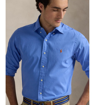 Polo Ralph Lauren Custom Fit twill-skjorte bl