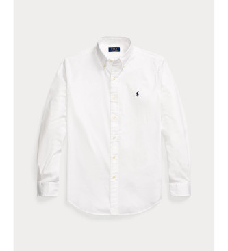 Polo Ralph Lauren Custom Fit twill-skjorte hvid