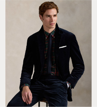 Polo Ralph Lauren Camisa de sarga Custom Fit con cuadros rojo