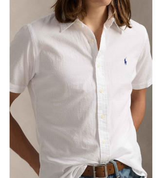 Polo Ralph Lauren Camisa de sirsaca Custom Fit blanco