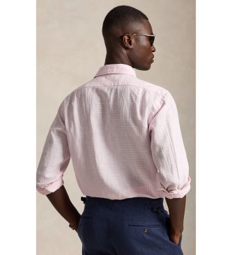 Polo Ralph Lauren Camicia sirena Custom Fit con strisce rosa