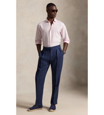 Polo Ralph Lauren Camicia sirena Custom Fit con strisce rosa