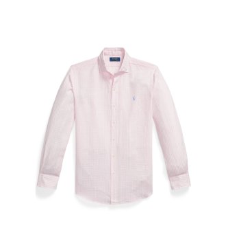 Polo Ralph Lauren Camicia sirena Custom Fit con strisce rosa