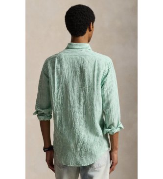 Polo Ralph Lauren Camicia Sirsaca su misura con strisce verdi