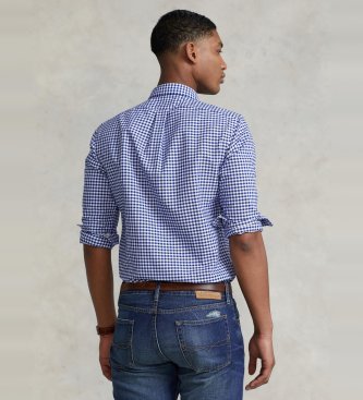 Polo Ralph Lauren Chemise de sport Slim Fit Oxford bleu