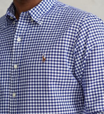Polo Ralph Lauren Chemise de sport Slim Fit Oxford bleu