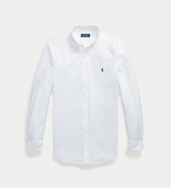 Polo Ralph Lauren Camisa elstica de popelina Slim Fit blanco