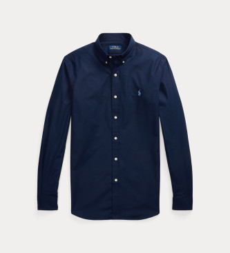 Polo Ralph Lauren Camisa elstica de popelina Slim Fit marino