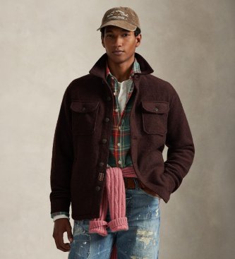 Polo Ralph Lauren Camisa Felted marrón
