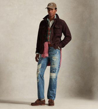 Polo Ralph Lauren Camisa Felted marrón