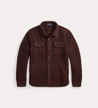Polo Ralph Lauren Camisa Felted marrón