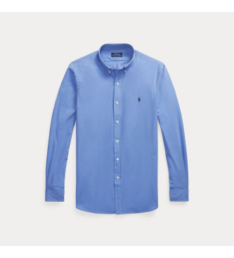 Polo Ralph Lauren Slim fit elastisk fil--fil-skjorte bl