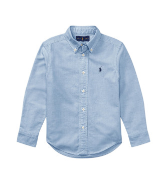 Polo Ralph Lauren Blauw Oxford overhemd