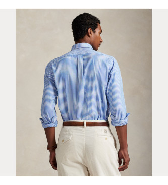 Polo Ralph Lauren Camicia Oxford elasticizzata blu su misura