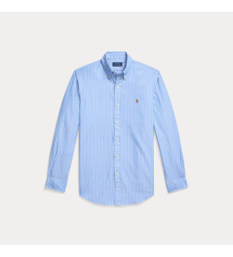 Polo Ralph Lauren Camicia Oxford elasticizzata blu su misura