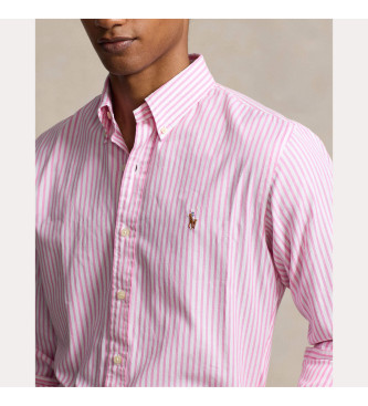 Polo Ralph Lauren Custom Fit oxfordskjorte med stretch i pink