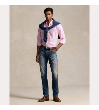 Polo Ralph Lauren Custom Fit oxfordskjorte med stretch i pink