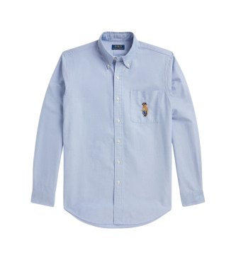 Polo Ralph Lauren Blue Polo Bear Oxford Shirt