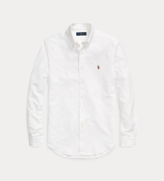 Polo Ralph Lauren Camisa Oxford de corte justo branca