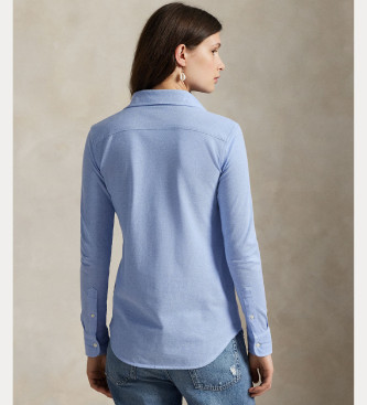 Polo Ralph Lauren Slim Fit katoenen oxford overhemd blauw