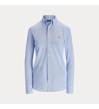 Polo Ralph Lauren Slim Fit katoenen oxford overhemd blauw