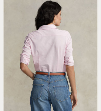 Polo Ralph Lauren Slim Fit katoenen oxford overhemd roze