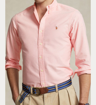 Polo Ralph Lauren Slim Fit Oxford Shirt pink