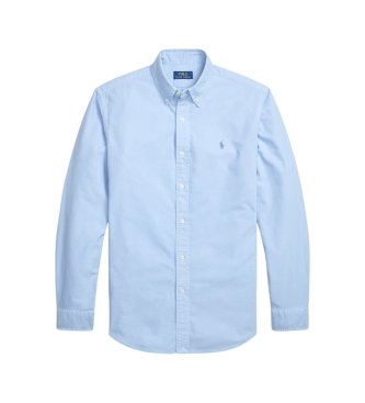 Polo Ralph Lauren Custom Fit oxfordskjorte i farvet lyseblå