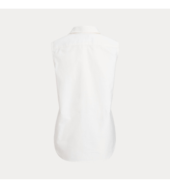 Polo Ralph Lauren Koszula bez rękawów Oxford biała