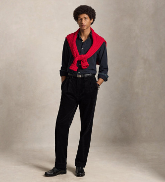 Polo Ralph Lauren Chemise oxford avec Polo Bear Custom Fit  noir