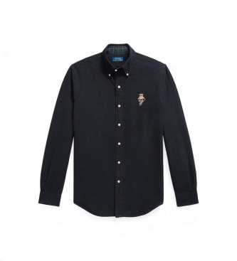 Polo Ralph Lauren Chemise oxford avec Polo Bear Custom Fit  noir