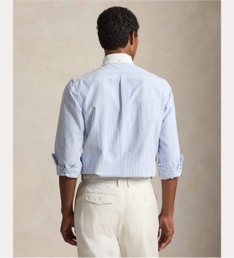 Polo Ralph Lauren Camicia Wimbledon Striped Oxford blu