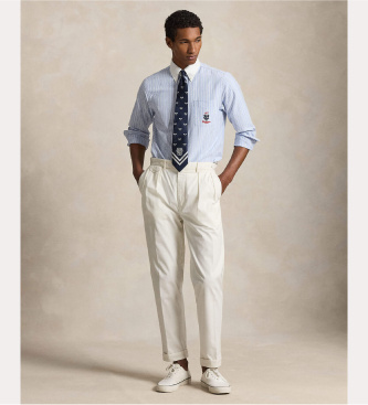 Polo Ralph Lauren Camicia Wimbledon Striped Oxford blu