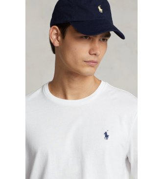 Polo Ralph Lauren Camiseta de malha jersey Custom Slim Fit branco