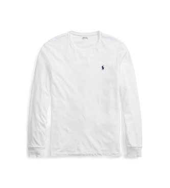 Polo Ralph Lauren Camiseta de malha jersey Custom Slim Fit branco
