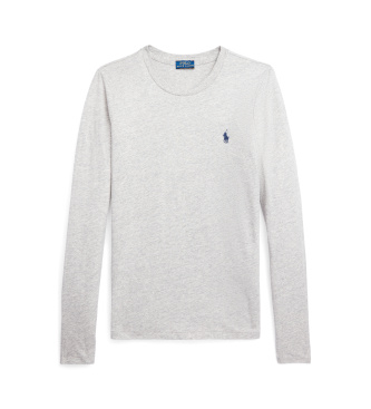 Polo Ralph Lauren Classic Fit T-shirt van grijze katoenjersey