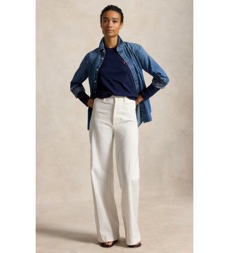 Polo Ralph Lauren Classic Fit T-shirt van marineblauw katoen jersey