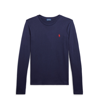 Polo Ralph Lauren Classic Fit T-shirt van marineblauw katoen jersey