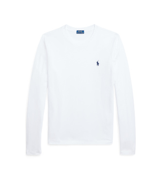 Polo Ralph Lauren T-shirt van gebreid katoen Classic Fit wit