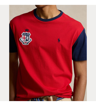 Polo Ralph Lauren Koszulka Classic Fit England czerwona