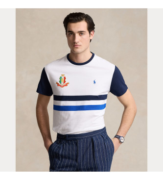 Polo Ralph Lauren Klassisch geschnittenes Italien-T-Shirt wei