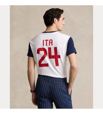 Polo Ralph Lauren Klassisch geschnittenes Italien-T-Shirt wei
